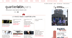 Desktop Screenshot of parisquartierlatin.fr