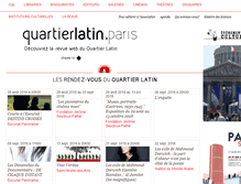 Tablet Screenshot of parisquartierlatin.fr